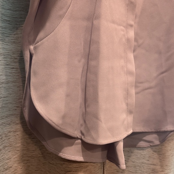 Alfani Light Blue Textured Top - Picture 6 of 10